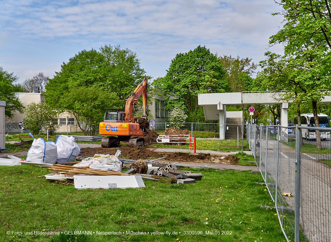 05.05.2022 - Baustelle am Haus für Kinder in Neuperlach